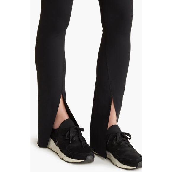 SPANX Booty Boost Core Luxe Front Slit Leggings - Black - Small - Picture 6 of 11